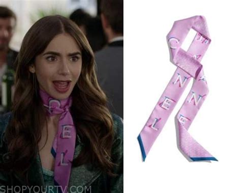 emily in paris chanel scarf|chanel in paris.